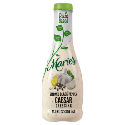 Marie's Plant Based Smoked Black Pepper Caesar Dressing, 11.5 fl oz