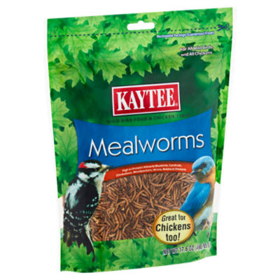 Kaytee Mealworms, Wild Bird Food & Chicken Treat