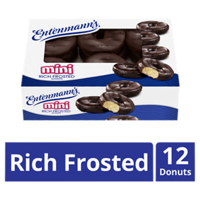Entenmann's Mini Rich Frosted Donuts, 12 count, 14 oz Fairway