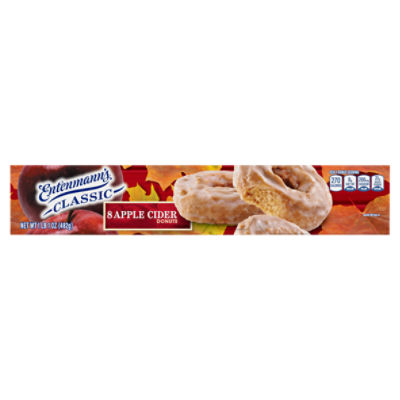 Entenmann's Apple Cider Donuts, 8 count, 16 oz The Fresh Grocer