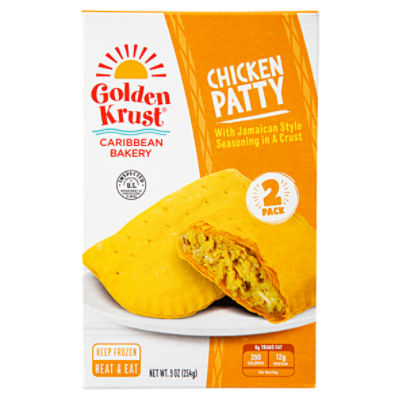 Golden Krust Jamaican Style Chicken Turnover, Patties
