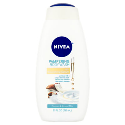 Nivea Coconut & Almond Milk Pampering Body Wash, 20 fl oz ShopRite
