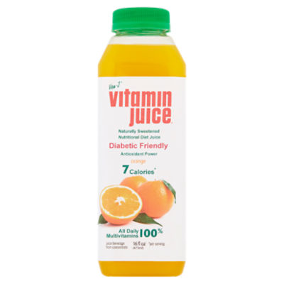 VitaJ Orange Vitamin Juice, 16 fl oz Fairway