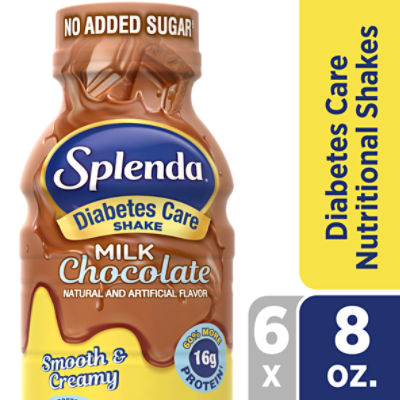 Splenda Diabetes Care Milk Chocolate Shake, 8 fl oz, 6 count ShopRite