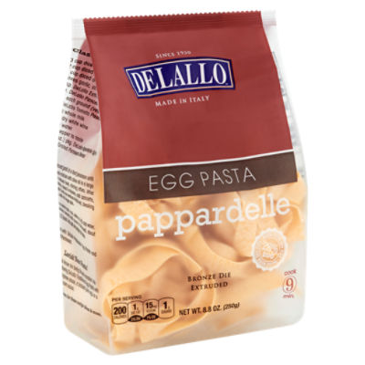 DeLallo Pappardelle Egg Pasta, 8.8 oz ShopRite