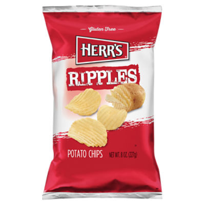 HERR'S Ripples Potato Chips, 8 oz ShopRite