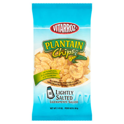 Vitarroz Lightly Salted Plantain Chips, 3.5 oz ShopRite