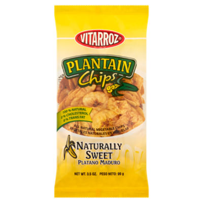 Vitarroz Naturally Sweet Plantain Chips, 3.5 oz ShopRite