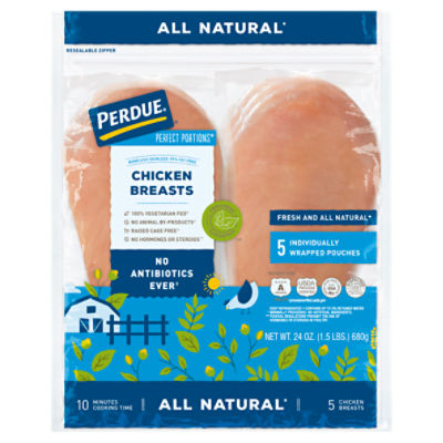 Perdue Perfect Portions Boneless Skinless All Natural, Chicken Breast