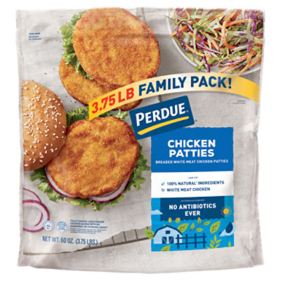 PERDUE® Breaded Chicken Breast Patties, 60 oz. The Fresh Grocer