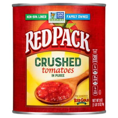 Red Gold RedPack Crushed Tomatoes in Puree, 28 oz ShopRite