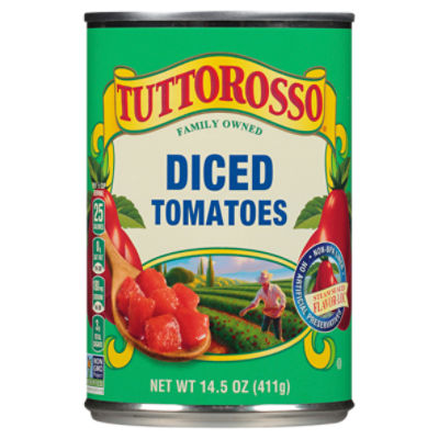 Tuttorosso Diced Tomatoes, 14.5 oz ShopRite