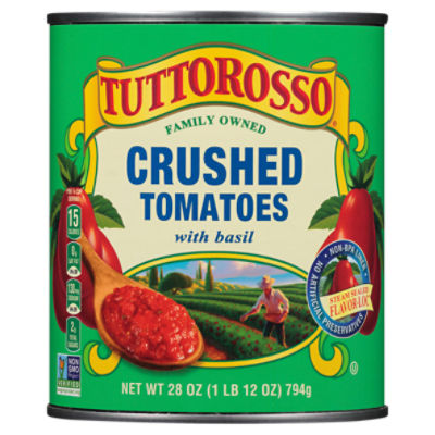 Tuttorosso Crushed Tomatoes with Basil, 28 oz ShopRite