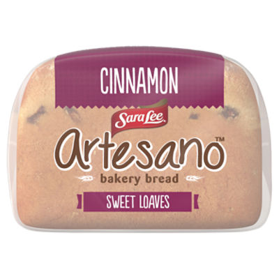 Sara Lee Artesano Cinnamon Sweet Loaves Bakery, Bread