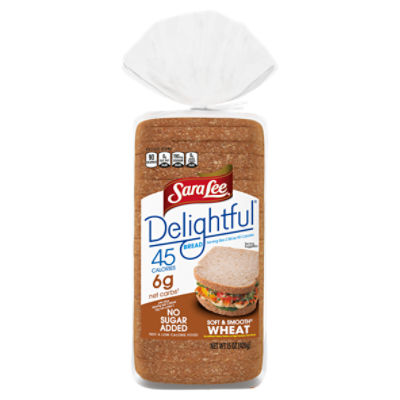 Sara Lee Delightful Soft & Smooth Wheat Bread, 15 oz The Fresh Grocer
