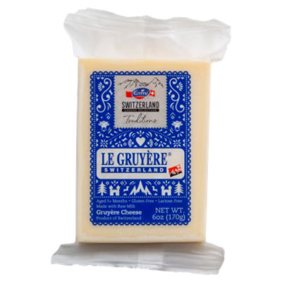 Emmi Le Gruyère Switzerland AOP Mild Gruyère Cheese, 6 oz Fairway