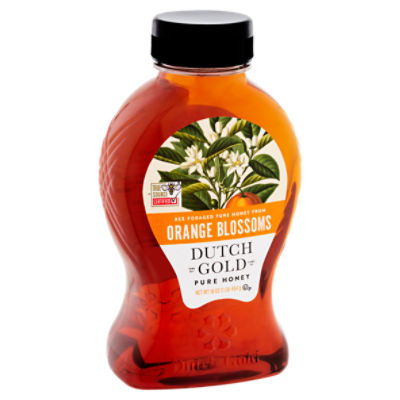 Dutch Gold Orange Blossoms Pure Honey, 16 oz