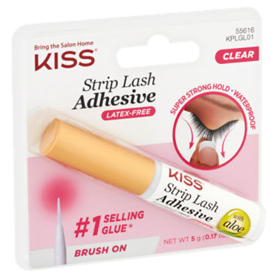 Kiss Clear Brush On Strip Lash Adhesive, 0.17 oz