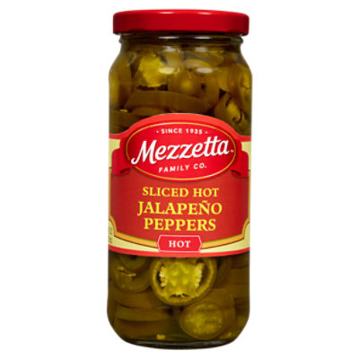 Mezzetta Sliced Hot Jalapeño Peppers, 16 fl oz ShopRite