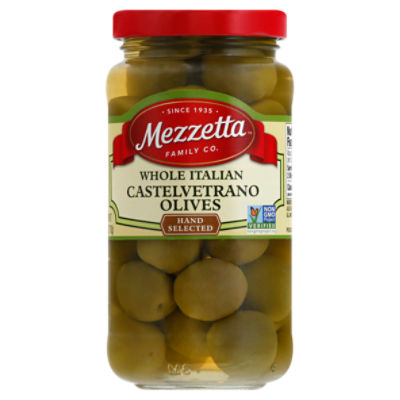 Mezzetta Whole Italian Castelvetrano Olives, 6 oz