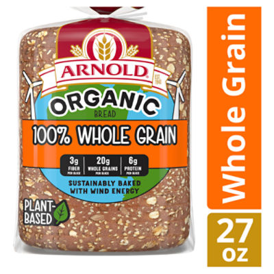 Arnold 100 Whole Grain Organic Bread, 1 lb 11 oz