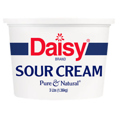 Daisy Pure & Natural Sour Cream, 3 lbs ShopRite
