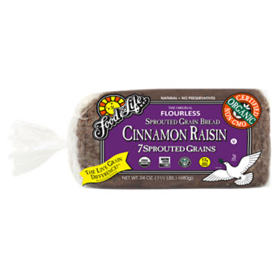 Food For Life The Original Flourless Cinnamon Raisin Sprouted Grain