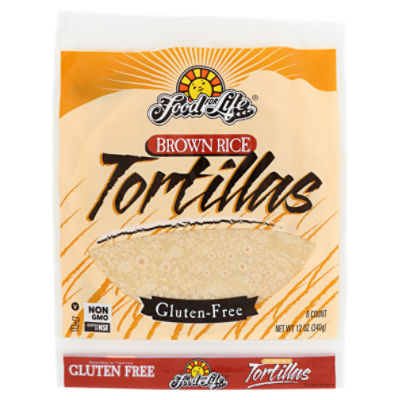 Food For Life GlutenFree Brown Rice Tortillas, 6 count, 12 oz ShopRite