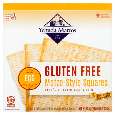 Yehuda Egg Gluten Free MatzoStyle Squares, 10.5 oz Fairway