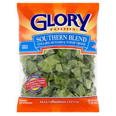 Glory Foods Southern Blend Greens, 16 oz ShopRite