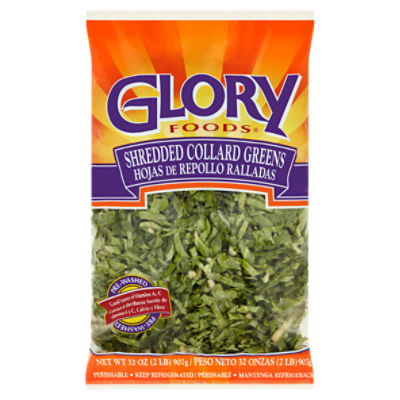 Glory Foods Shredded Collard Greens, 32 oz ShopRite