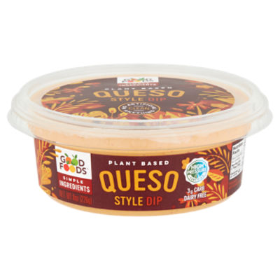 Good Foods Plant Based Queso Style Dip, 8 oz