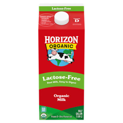 Horizon Organic LactoseFree Vitamin D Organic Milk, half gallon ShopRite