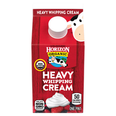 Horizon Organic Heavy Whipping Cream, 1 Pint Gourmet