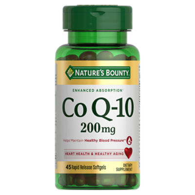 Nature's Bounty Co Q10 Dietary Supplement, 200mg, 45 count ShopRite