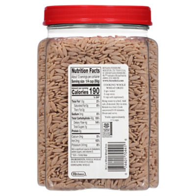 Whole Wheat Orzo Nutrition Facts Besto Blog