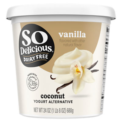 So Delicious Dairy Free Coconut Milk Yogurt Alternative, Vanilla, Vegan