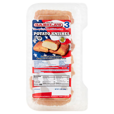Gabila's Potato Knishes, 3 count, 12 oz ShopRite