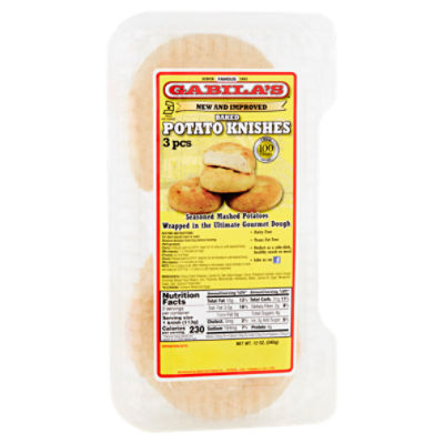 Gabila's Baked Potato Knishes, 3 count, 12 oz