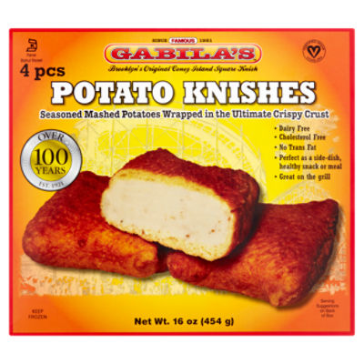 Gabila's Potato Knishes, 4 count, 16 oz ShopRite