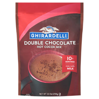 GHIRARDELLI Double Chocolate Hot Cocoa Mix, 10.5 ounce Bag ShopRite