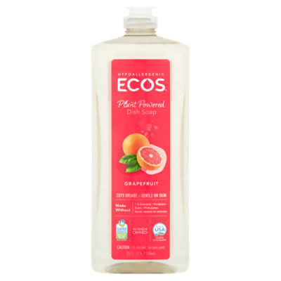 Ecos Grapefruit Plant Powered Dish Soap, 25 fl oz Fairway