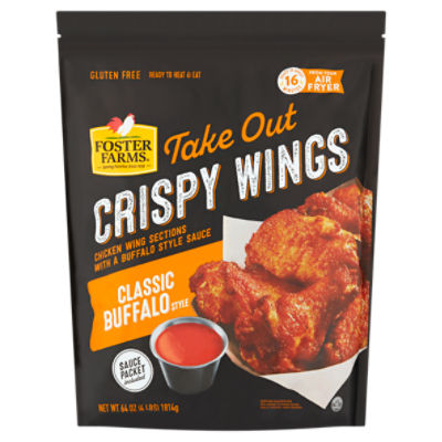 Foster Farms Classic Buffalo Style Take Out Crispy Wings, 64 oz ShopRite