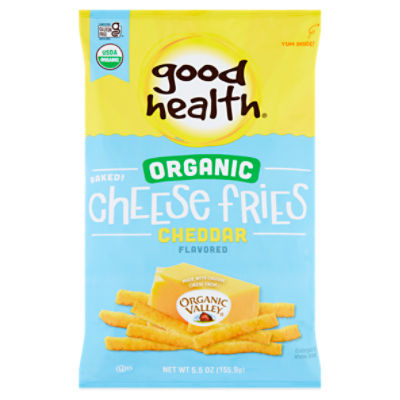 Good Health Organic Baked Cheddar Flavored Cheese Fries, 5.5 oz The