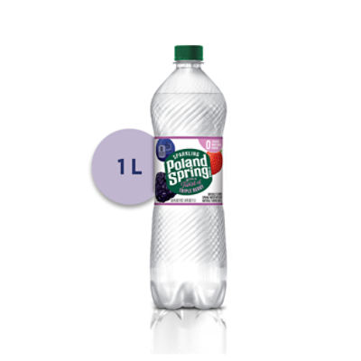 Poland Spring Sparkling Water, Triple Berry, 33.8 oz. Bottle ShopRite