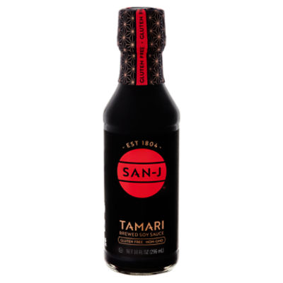 SanJ Tamari Brewed Soy Sauce, 10 fl oz The Fresh Grocer