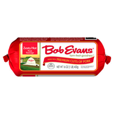 Bob Evans Zesty Hot Pork Sausage, 16 oz The Fresh Grocer
