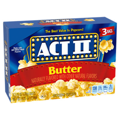 Act II Butter, Microwave Popcorn