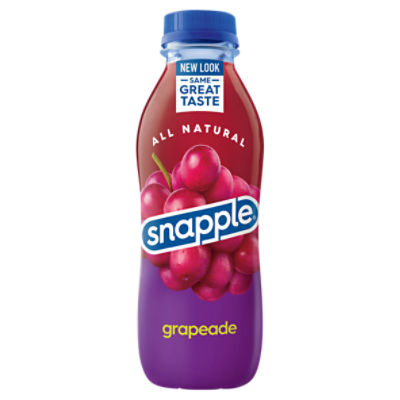 Snapple Grapeade, 16 fl oz recycled plastic bottle