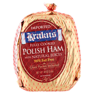 Krakus Fully Cooked Polish Ham with Natural Juices, 48 oz ShopRite